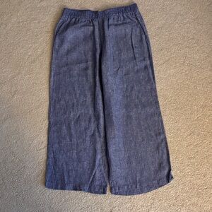 Cynthia Rowley Women’s 100% Linen Wide Leg Pants